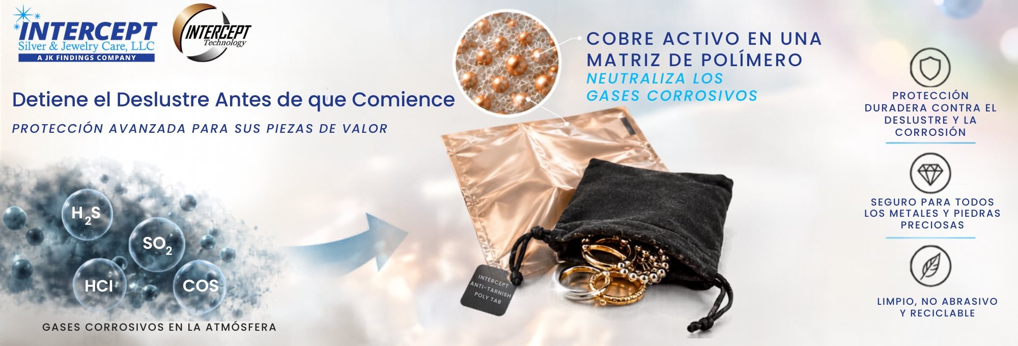 Intercept Website Banner-Spanish wholesale jewelry manufacturer